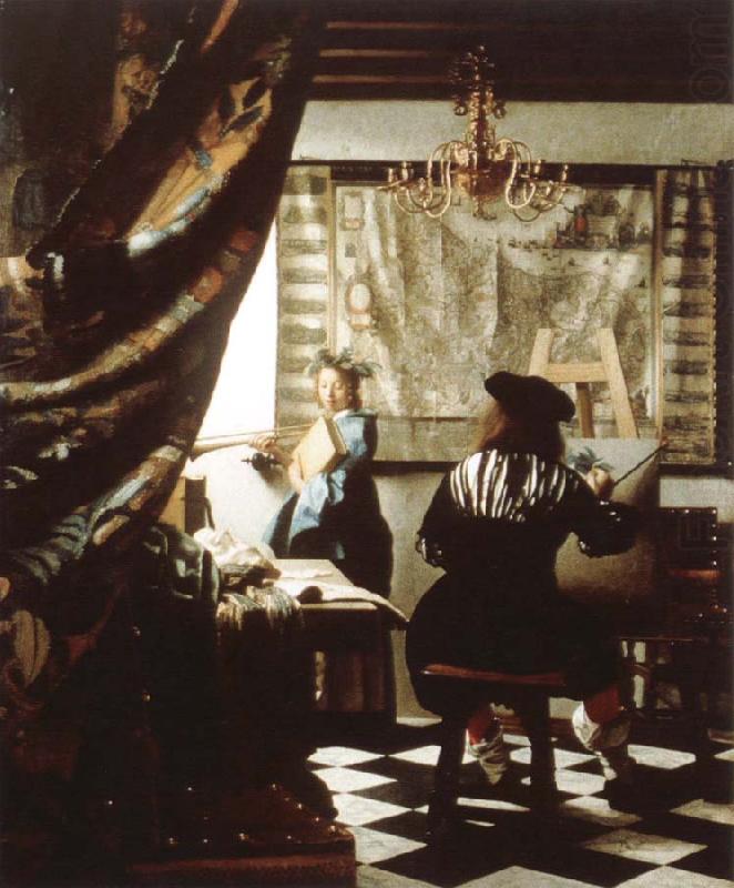 Jan Vermeer the artist s studio oil painting picture